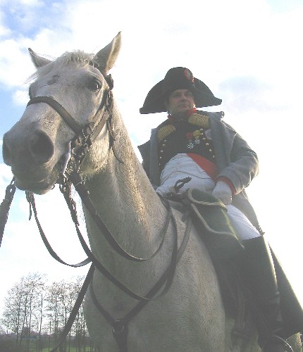 Napoléon montant Napoléon (nom du cheval-Propriétaire: Claude Depasse)