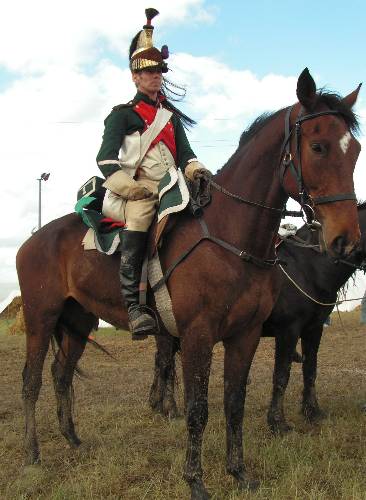 Le Maréchal des Logis Laplume qui n'a pas moins mérité de la patrie. (Photo: Christian Royer)