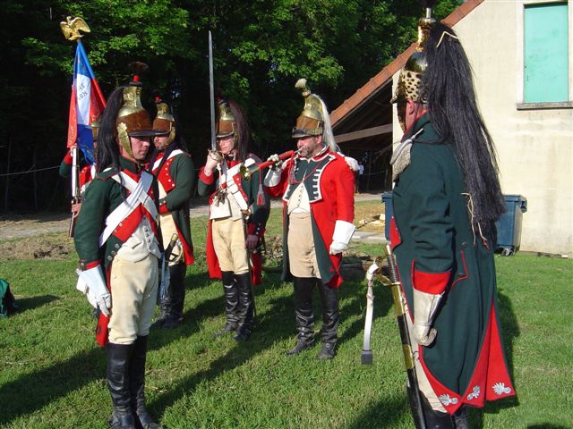 Remise des galons de Marchal des logis au brigadier La plume